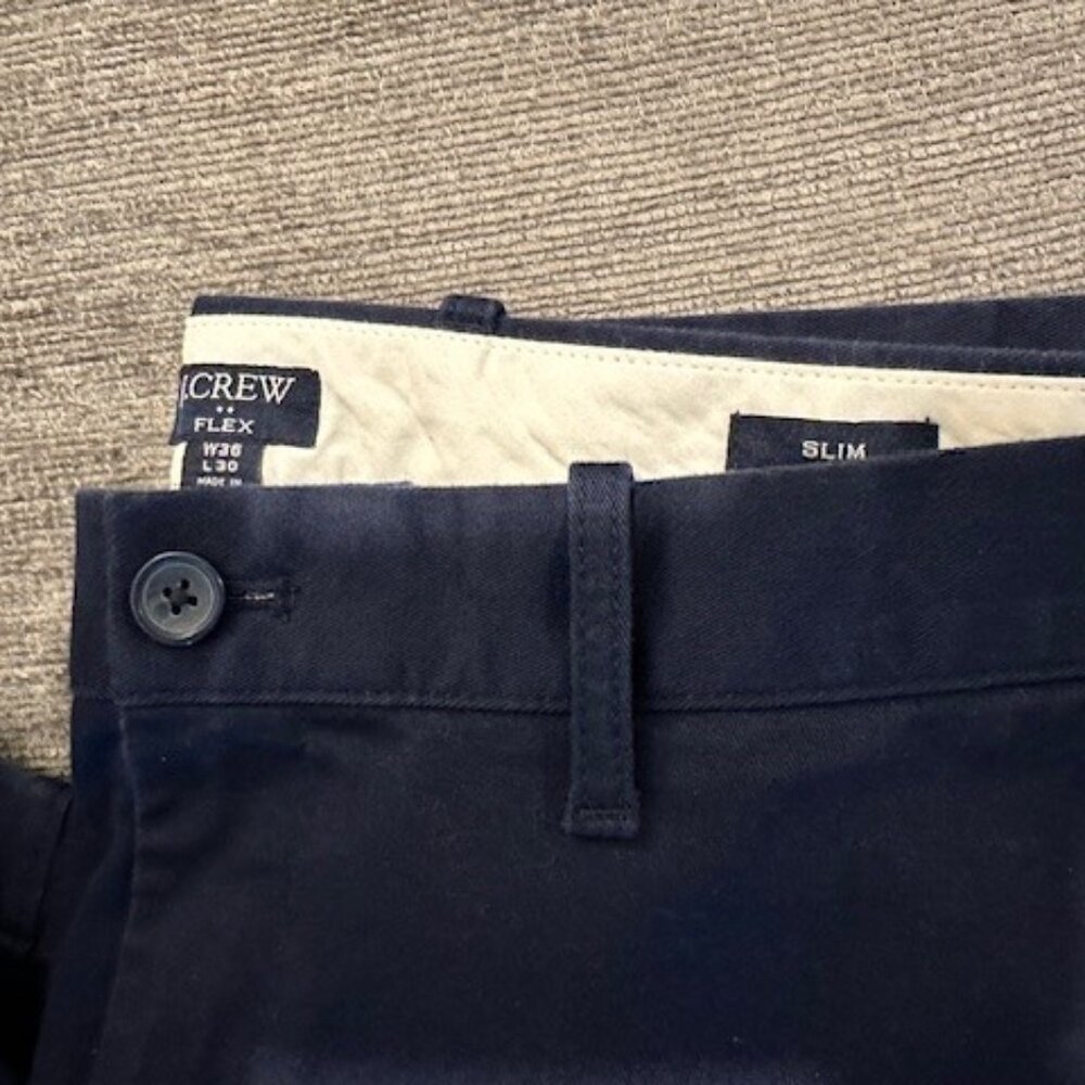 JCrew Slim Flex Chinos
